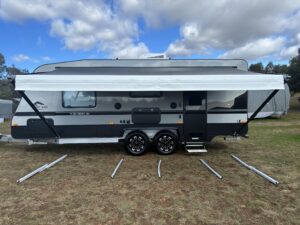2025 Snowy River SRC 21 Find My Van Caravan Broker Caravan for Sale NSW Australia awning anti flap kit