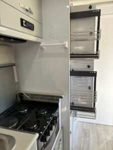 2025 Snowy River SRC 21 Find My Van Caravan Broker Caravan for Sale NSW Australia1 pullout pantry stove