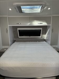 2025 Snowy River SRC 21 Find My Van Caravan Broker Caravan for Sale NSW Australia1 unmade bed