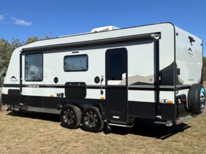 2025 Snowy River SRC 21 Find My Van Caravan Broker Caravan for Sale NSW Australia2 outside