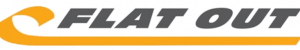 Flat Out Logo Banner Orange and Grey w White Background noR 540x
